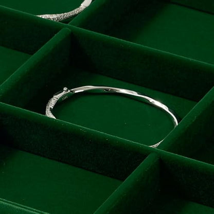 12-Grid Velvet Jewelry Tray for Bracelet & Bangle Storage Green | 12 Compartments, Stackable Design, For Home Dresser & Retail Display, Smooth Lining, Durable Construction - size: 12 Grid