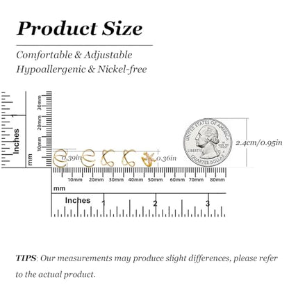 Ear Cuffs for Women Non Piercing Ear Cuff Earrings Non Pierced Cartilage Earrings Adults Christmas Stocking Stuffers Trendy Gifts 2025 - color: 5Pcs Gold Ear Cuffs