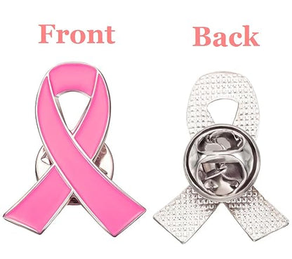 Cute Enamel Pin Set Lapel Pins Brooches Cartoon Brooch Badge Pins for Clothes Bags Backpack for Women - color: Pink Ribbon Pins