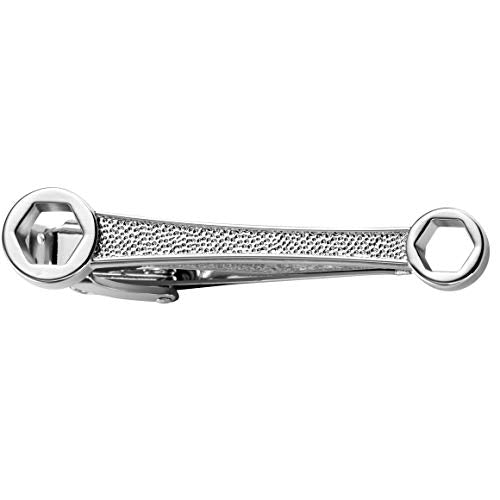 HAWSON 2 inch Tie Clip for Men-Novelty Sport Necktie Bar Clip,Tie Pin,Special Interesting Gift for Men - style: Wrench