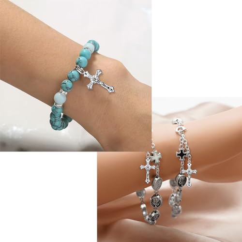 Weyuley 100pcs Antique Silver Plated Cross Charms Pendant DIY Bracelets Necklace Jewelry Making Craft Wholesale 37mmx21mm(A282)