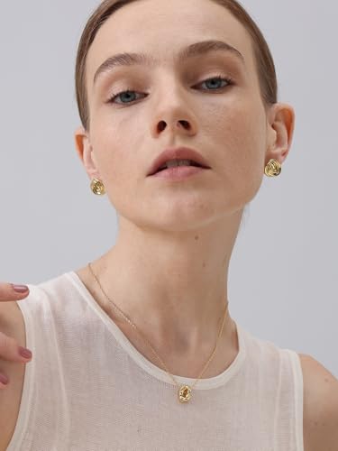 Green Crystal huggie gold hoop earrings for women Girls,14K Gold Plated with 925 Sterling Silver Post color Cubic Zirconia dainty cute Earrings| CZ Stud Earring - color: Knots Gold