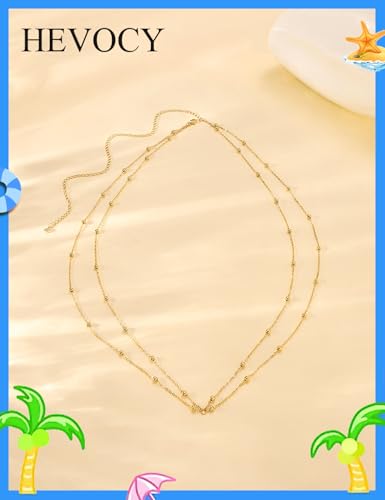 Gold Layered Waist Chain for Women, Adjustable Belly Chain | Adjustable layered waist chain for beach days, summer outfits, festivals, vacations, parties, and daily styling - style: Gold Style 1