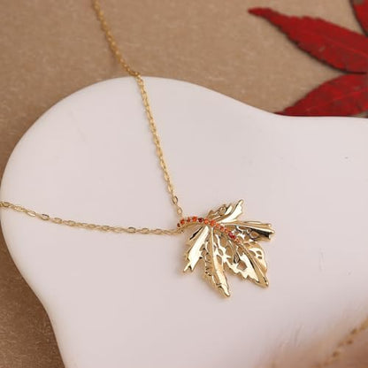 Sonateomber Gold Stone Pendant Necklace for Women, Chunky Statement Dainty Heart Oval Natural Gemstone Dangle Necklaces Wedding Prom Accessories Fashion Jewelry Gift - color: Maple