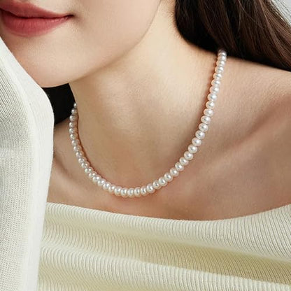 Dainty Pearl Necklace for Women Gold Plated Bridal Wedding Jewelry Trendy Cute Lariat Pearl Pendant Drop Charm Choker Stackable Necklace Gift for Women Mom Sister Daughter - color: K.pearl strands