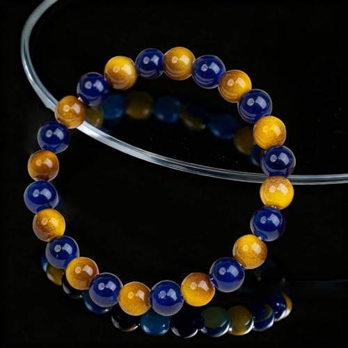 Money Attraction Bracelet with Tiger Eye Black Obsidian Hematite - Friendship Bracelet Beaded Jewelry Protection Bracelets