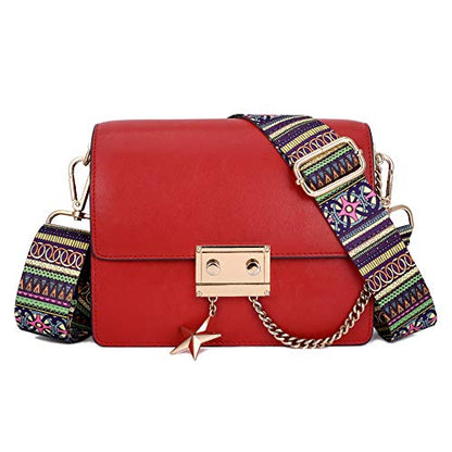 Wide Shoulder Strap Adjustable Replacement Belt Crossbody Canvas Bag Handbag - color: Stripe, size: EXTRA LONG:66.9"(170cm)Wide:1.4"(3.5cm)