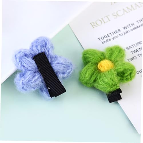 Ipetboom 12 Pcs Flower Hair Clips for Mixed Colors Bobby Pins Birthday Hair Accessories Hairpins Party Headdress Set Random Color