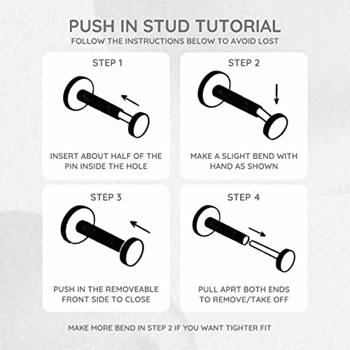 20G 18G 16G Push in Threadless Nose Stud Rings for Women Men Surgical Steel Tragus Earrings Flat Back Nose Studs CZ Cartilage Earrings 6mm 8mm Labret Studs Monroe Lip Piercing Jewelry - color: 2/ 3/ 4/ 5/ 6mm RQ CZ/ 6mm Bar/ Black/ 10Pcs, size: 16G