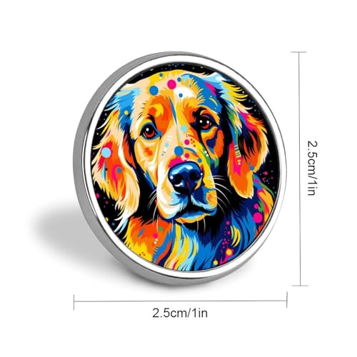 Gothic Raven Flowers Badge Pin Round Badge Metal Button Badges Brooch Lapel Pin for Men Women 1 Inch - color: style-7