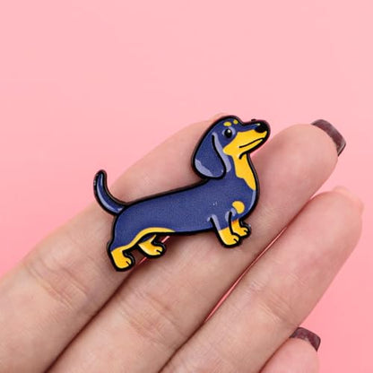 8PCS Cute Dachshund Pins Set – Adorable Sausage Dog Enamel Lapel Pins for Pet Lovers – Kawaii Dog Brooches for Jackets, Bags, Hats – Perfect Gifts for WienerDog Fans & Animal Enthusiasts