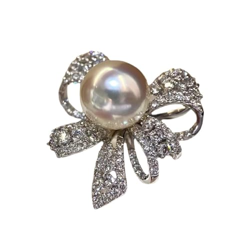 Elegant Bow Knot Pearl Rings for Women Rhinestone Cz Crystal Butterfly Tie Stacking Promise Bow Knot Pearl Rings Adjustable Open Promise Engagement Rings Anniversary Wedding Band Jewelry s