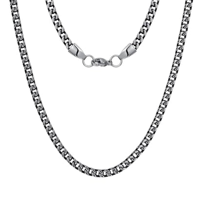 Stainless Steel Chain Necklaces,Rolo Chain Necklace for Men Women,Unique Fashion and Charm Jewelry, Silver Tone Chain,Stainless Steel Adjustable Link, Gifts for Friends/Husband/Dad - style: 1493