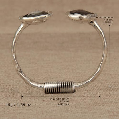 Chunky Bangle Bracelets for Women Cuff Bracelet Thick Gold Bangles Open Wide Arm Cuffs Bracelets Boho Jewelry - style: Chunky Cuff Bangle