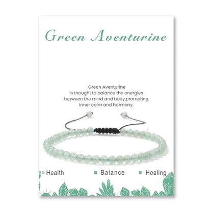 Lit Wall Crystal Anklets for Women Handmade Beach Boho Ankle Bracelet 4mm Adjustable Beaded Ankle Bracelet Waterproof Natural Stone Anklet Plus Size Anklets Gemstone Anklet Jewelry Gift for Her - style: Jade