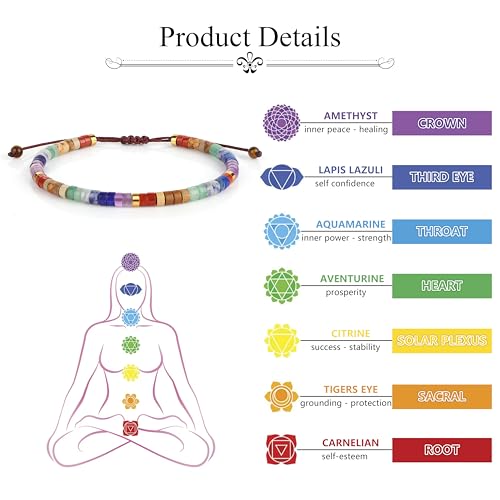 JoycuFF Inspirational Gifts for Women Get Well Soon Thinking of you Gift for Women Healing Natural Stone Bracelets - style: Life Is Tough