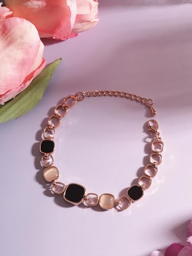 Geometric Metal Stone Bracelets, Trendy Personality Jewelry for Women - style: Bracelet BRAC.001