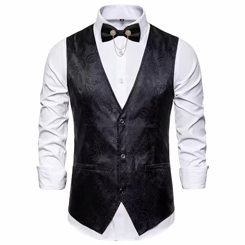 QCWQYML Black Bow Ties for Men Pre-Tied Mens Bow Tie Classic Crystal Brooch Chain Bowtie Adjustable Bowties Tuxedo Party - color: (Gold)-black