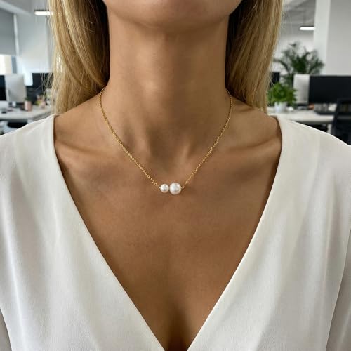 14k Gold Plated Layered Cubic Zirconia Pendant Necklace for Women | Gold Plated Clover Necklaces Stackable Dainty Cubic Zirconia Pendant Necklace，Mother's Day, Thanksgiving Jewelry Trendy gifts - color: Golden, style: Style3