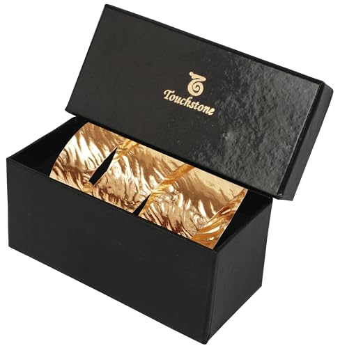 Touchstone Indian Bollywood Desire Brass Base Exotic Workmanship Free Size Cuff Bracelet in Antique Gold Or White Or Copper Tone for Women. - style: 1 D159 Gold