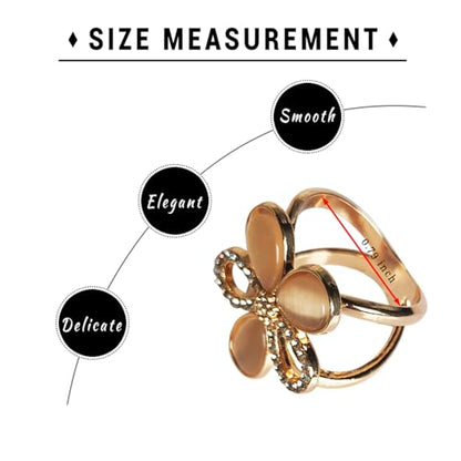3pcs Fashion Scarf Ring Clip 3 Rings Silk Scarves Clip For Women Shawl Clip Buckle Gold Smooth Scarf Brooches Buckle - color: Scarf clip D-2PCS