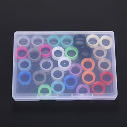 Xpircn 30Pcs Silicone Ear Gauges Flexible Ear Tunnels Plugs Stretchers Expander Double Flared Flesh Ear Piercing Jewelry for Women Men - style: Gauge:5/8"(16mm)