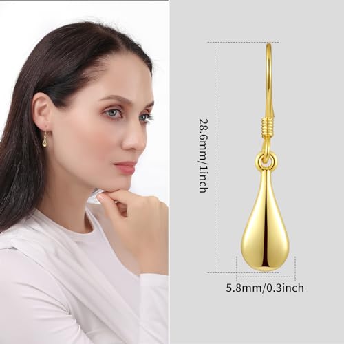 ToHeart Gold Dangle Earrings for Women Small Gold Hoop Earrings