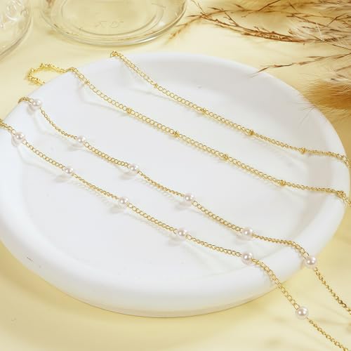 14K Gold Plated Waist Chain for Women, Layered Belly Body Chain | 2Pcs Adjustable Fit, Layered Design, Dainty Chain Styles, Bikini, Dress & Rave Outfits, Beach, Festival & Vacation - color: Gold-Plated 1