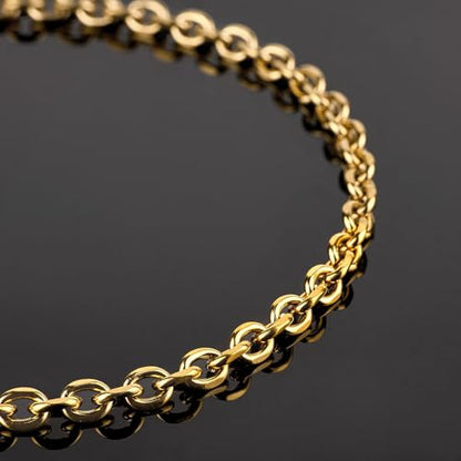 UMAOKANG Gold Cable Chain for Jewelry Making Stainless Steel Bulk Chains | 5 Meters Permanent Jewelry Chains Diamond Cut PVD Gold Plating Link Chain on Spool with Jump Rings Lobster Clasps - color: 1.6 Gold Cable