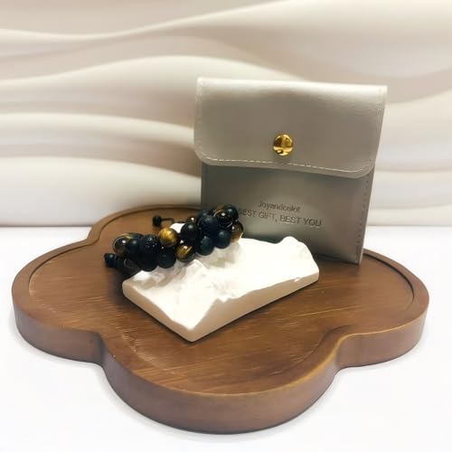 Triple Protection Bracelet & Healing Crystals Tiger Eye Beads Bracelet for Men Women, Natural Stone Bracelets for Men - style: Tigers Eye Black Obsidian Lava Style - A