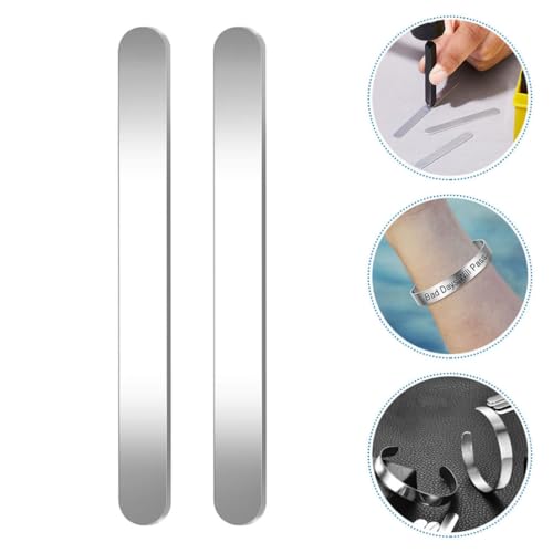 Operitacx 10pcs Stainless Steel Bracelet Blanks Core for Diy Leather Bracelet Making Silver Charm Spacers - size: 10pcs-10mm