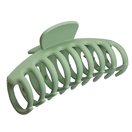 OWIIZI Hair Clip, 4.3 inches Matte Large Hair Claw Clips Non-Slip Ponytail Jaw Barrette Strong Hold Banana Jumbo Claw Clips for Women Long Thick Hair | Matte Claw Clips,Non-Slip Strong Hold Jumbo Ponytail Barrette,Jaw Clamps,Cute Hair Accessories,for Girl
