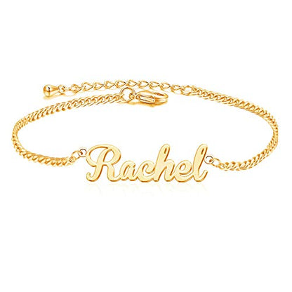 Ankle Bracelet for Women Personalized Name Anklet 18K Gold Plated Custom Dainty Anklet Bracelet Beach Jewelry for Girlfriend - color: Style 03