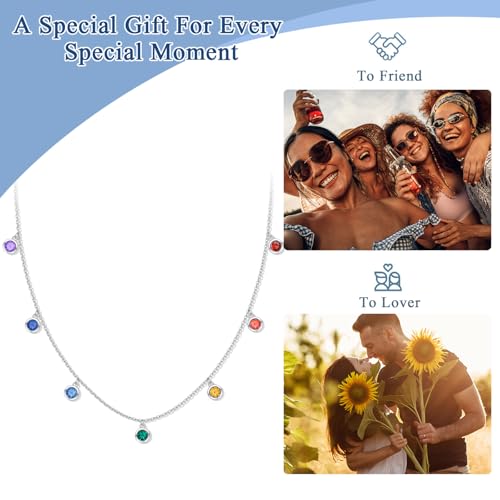 Yearace Choker Necklaces for Women S925 Sterling Silver Sideways Cross/Butterfly/Handcuffs/Infinity Interlocking/Chakra Choker Necklace Dainty Sideways Cross Necklace Jewelry Gift - style: Chakra 14+4"