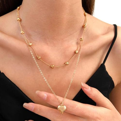 NEWITIN 69 Pieces Gold Jewelry Set for Women Fashion Costume Jewelry Gold Plated Necklace Bracelet Earrings Set for Women - color: Gold Jewelry Set D