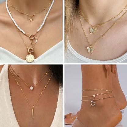Kyutong 32.8 Feet Stainless Steel Jewelry Making Chains with Accessories | Gold Plated Chain for Jewelry Making Thin Flat Curb Chain Roll for Women DIY Jewelry Crafts - color: Flat Curb Gold