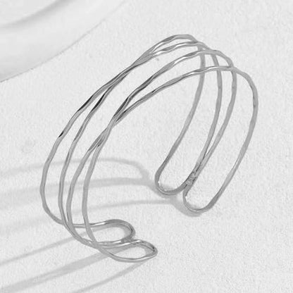 Harry and Henry Arm Cuff Gold Upper Arm Jewelry for Women Adjustable Open Cuff Bangle Bracelets Armband Jewelry Summer Outfits for Women 2026 - color: A:Silver Arm Cuff