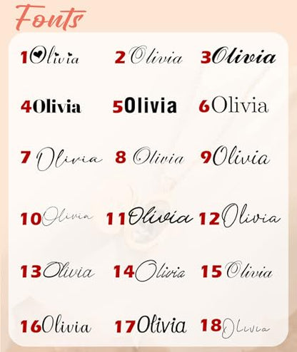 Personalized Locket Necklace for Women with Engraved Text & Picture | Custom Birthday Flower Locket Necklace Mothers Day Gift for Mom Mother Wife - color: Style-02
