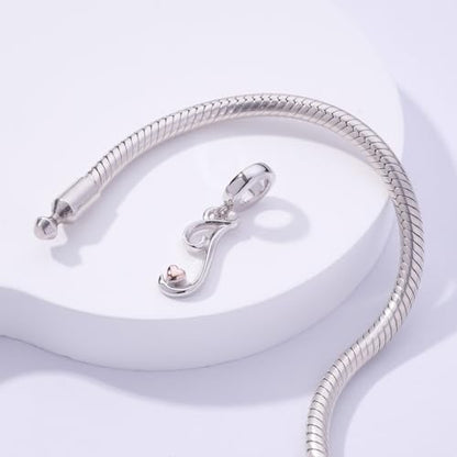 Letter Charms for Pandora Bracelets 925 Sterling Silver Alphabet Initial Charms Bead Jewelry Gift for Women - style: Initial J