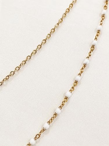 Tewiky Layered Waist Chain for Women, 14K Gold/Silver Plated Belly Chains | Beach Waist Beads Chain, Waterproof Twist Figaro Cuban Body Chain, Summer Jewelry for Women Gifts - color: Gold Waist Chain3