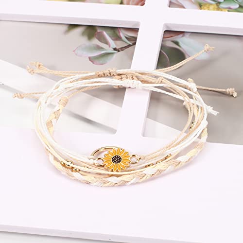 Ardorchid Halloween Bracelets for Women Pumpkin Ghost Steleton Bat Skull Beaded Stackable Stretchy Bracelet Rugby Thanksgiving Christmas Heishi Bracelets - color: Z-1