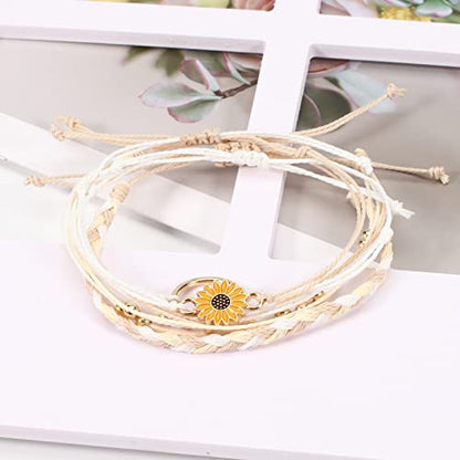 Ardorchid Halloween Bracelets for Women Pumpkin Ghost Steleton Bat Skull Beaded Stackable Stretchy Bracelet Rugby Thanksgiving Christmas Heishi Bracelets - color: Z-1