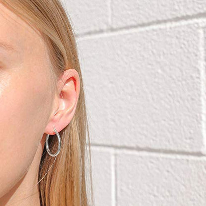M MOOHAM Hoop Earrings for Women, Hypoallergenic 14K Gold Plated Earrings | Gold Plated Hoop Earrings Set for Sensitive Ears, Earring Stack for Women Trendy, Jewelry Gifts Lightweight 13-60mm - color: 3pairs-15mm-Gold-plated/silver-plated/Rose