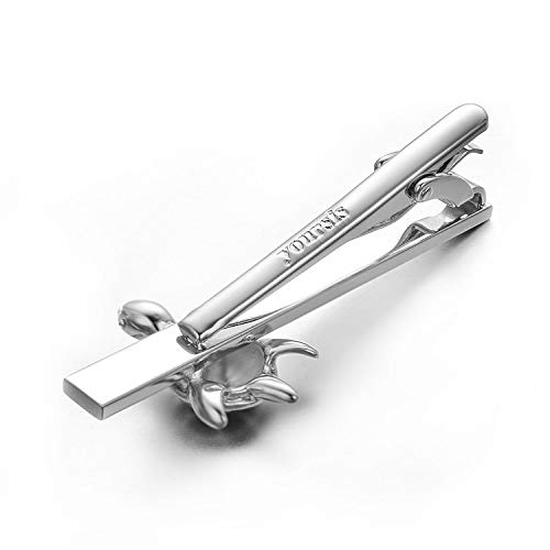 Yoursfs Novelty Marine Animals Tie Clip for Men Shark Whale Unique Cool Personalized Business Tie Bar Pin Jewelry for Valentine's Day Gifts - style: Turtle