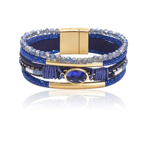 Charm Bracelet Silver Cartoon Friendship Bracelets Stainless Steel Adjustable Bangles for Women Blue - color: A-Blue