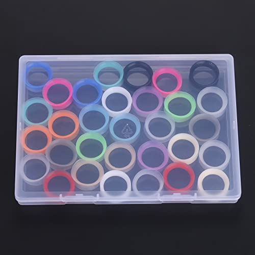 Xpircn 30Pcs Silicone Ear Gauges Flexible Ear Tunnels Plugs Stretchers Expander Double Flared Flesh Ear Piercing Jewelry for Women Men - style: Gauge:7/8"(22mm)
