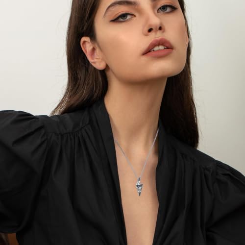 Skull Necklace for Men Women Gothic Skull Necklace for Men Women - style: Skull necklace#3