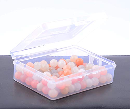 Natural Stone Beads 100pcs 8mm Pink Aventurine Round Genuine Real Stone Beading Loose Gemstone Hole Size 1mm DIY Charm Smooth Beads for Bracelet Necklace Earrings Jewelry Making (Pink Aventurine, 8mm) - color: Pink Aventurine, size: 8mm