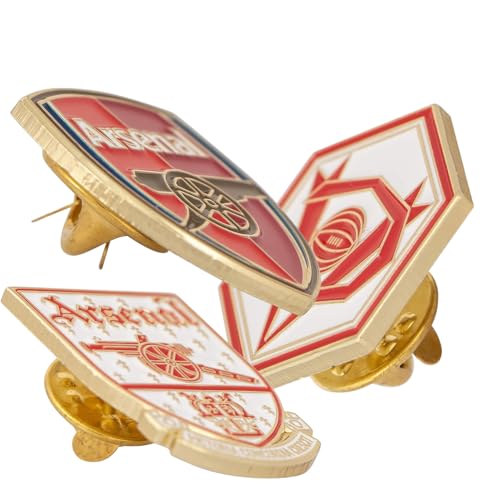 Desert Cactus Arsenal FC Lapel Pin ARS Gunners Made of Metal for Formal Wear, Bag and Hat Jewelry, and Tie Tack (Pin Set)