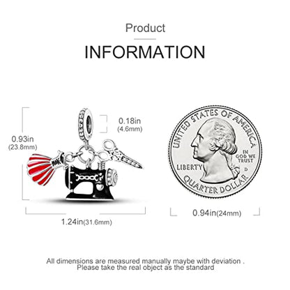 Hapour 925 Sterling Silver Charms Pendants Beads fit Bracelet & Necklace Fasion Jewelry Gifts for Women